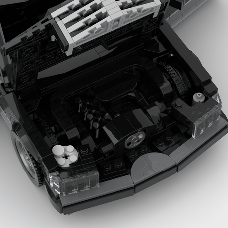 1980s German Grand Touring Coupe Building Blocks (Gobricks)-LesDiy-Building Blocks-1x building section (1x 1473 parts)