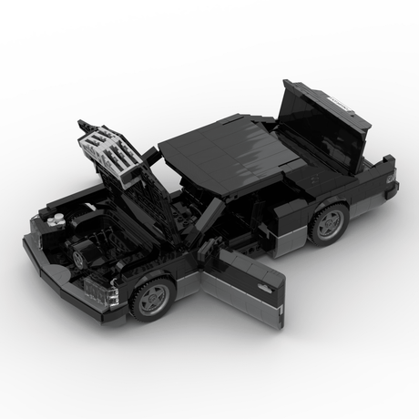 1980s German Grand Touring Coupe Building Blocks (Gobricks)-LesDiy-Building Blocks-1x building section (1x 1473 parts)