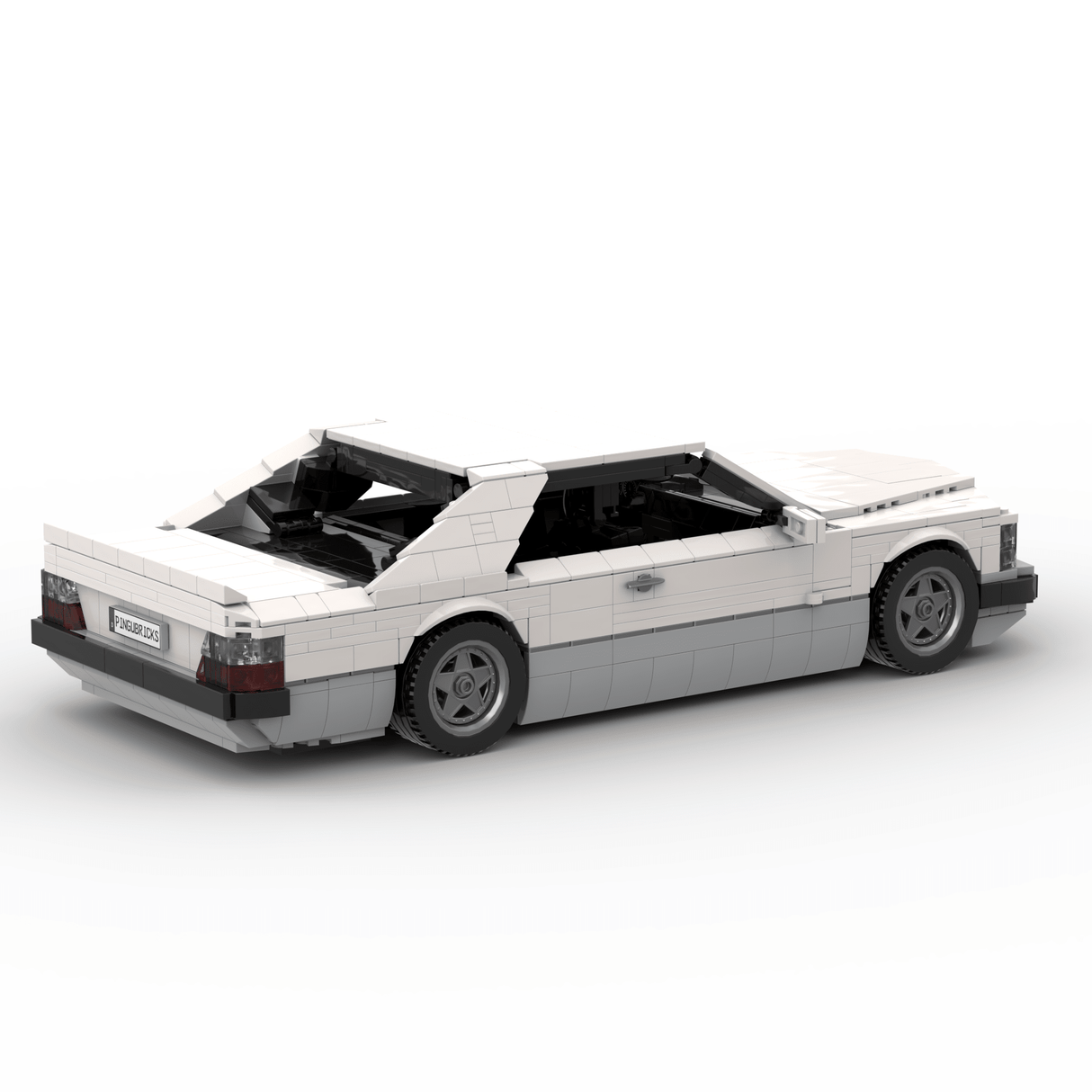 1980s German Grand Touring Coupe Building Blocks (Gobricks)-LesDiy-Building Blocks-1x building section (1x 1473 parts)