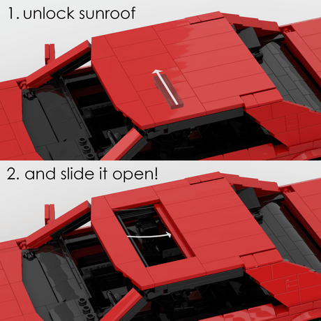 1980s German Grand Touring Coupe Building Blocks (Gobricks)-LesDiy-Building Blocks-1x building section (1x 1473 parts)