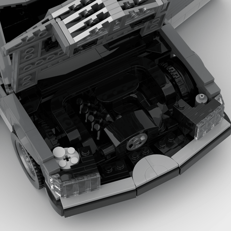 1980s German Grand Touring Coupe Building Blocks (Gobricks)-LesDiy-Building Blocks-1x building section (1x 1473 parts)