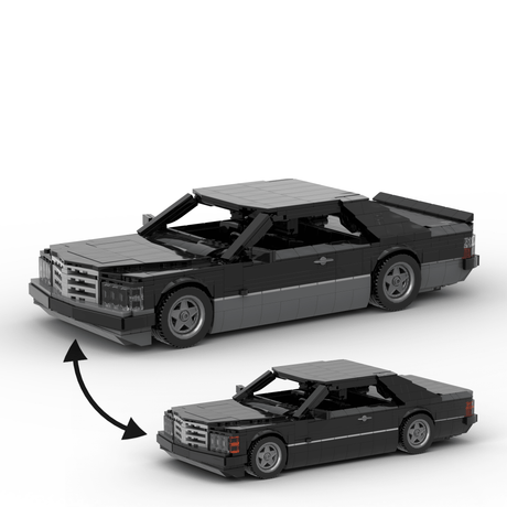 1980s German Grand Touring Coupe Building Blocks (Gobricks)-LesDiy-Building Blocks-1x building section (1x 1473 parts)