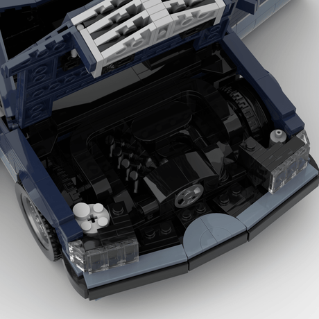 1980s German Grand Touring Coupe Building Blocks (Gobricks)-LesDiy-Building Blocks-1x building section (1x 1473 parts)