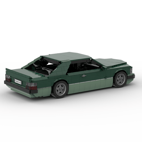 1980s German Grand Touring Coupe Building Blocks (Gobricks)-LesDiy-Building Blocks-1x building section (1x 1473 parts)