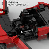 1980s German Grand Touring Coupe Building Blocks (Gobricks)-LesDiy-Building Blocks-1x building section (1x 1473 parts)
