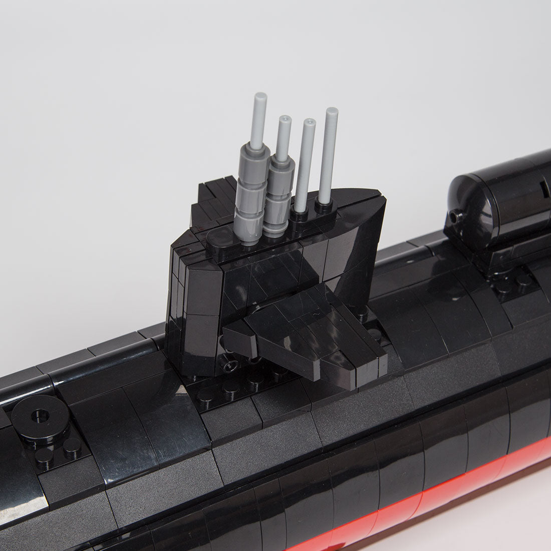 Mocsage 1/125 UCC Los Angeles-class Military Nuclear Submarine Model Building Blocks