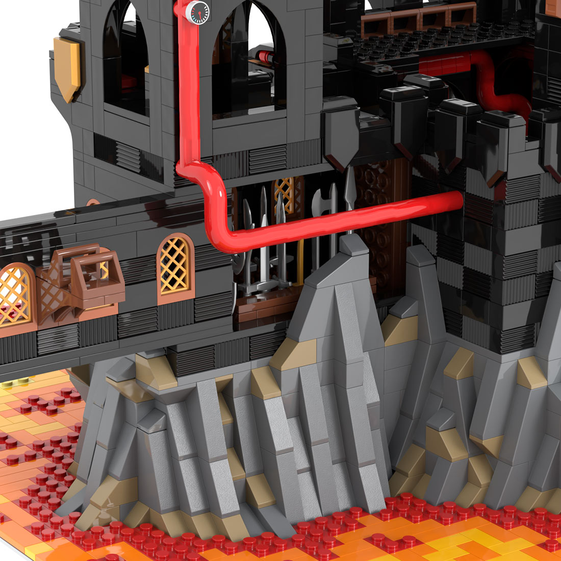 MOC-233488 Black Dragon's Fortress Building Blocks