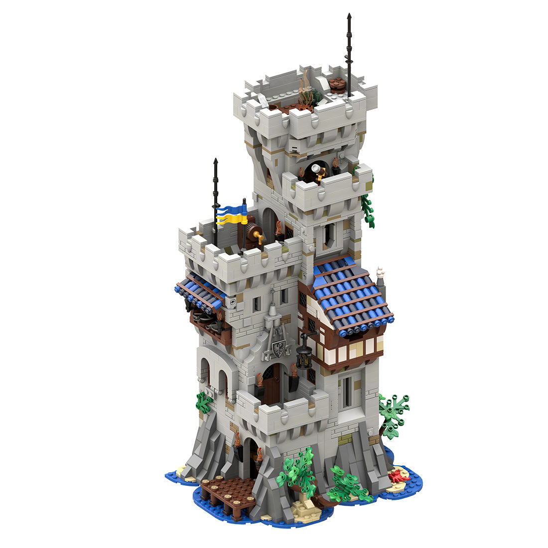 MOC-269330 Black Falcon's Outpost Castle Building Blocks