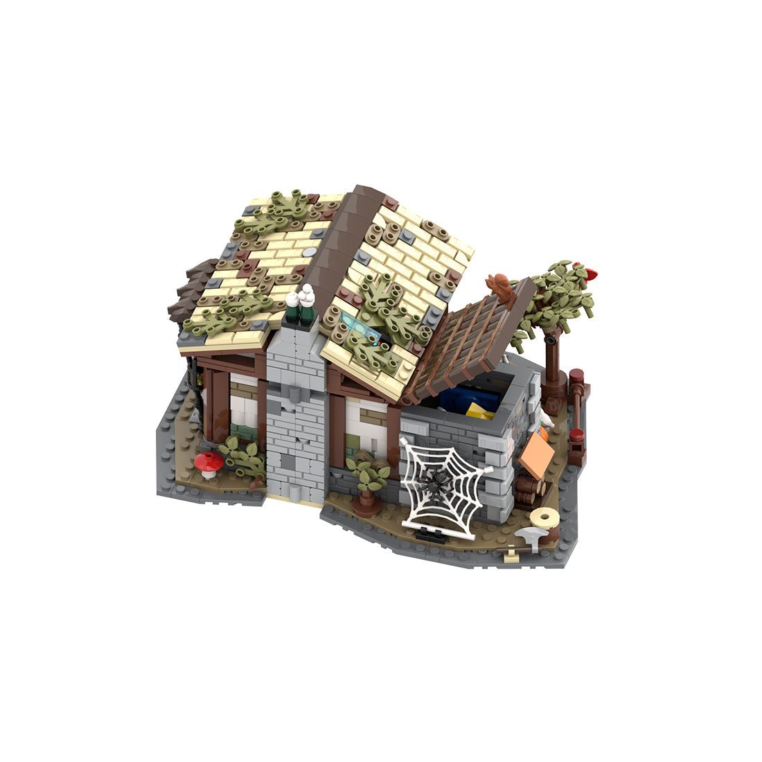 MOC-150993 Medieval Hut Building Blocks