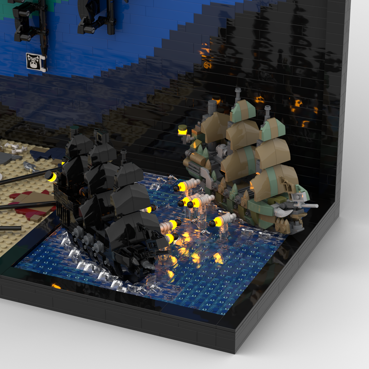 MOC-275983 Pirates of the Caribbean “Up Is Down” Art Building Blocks