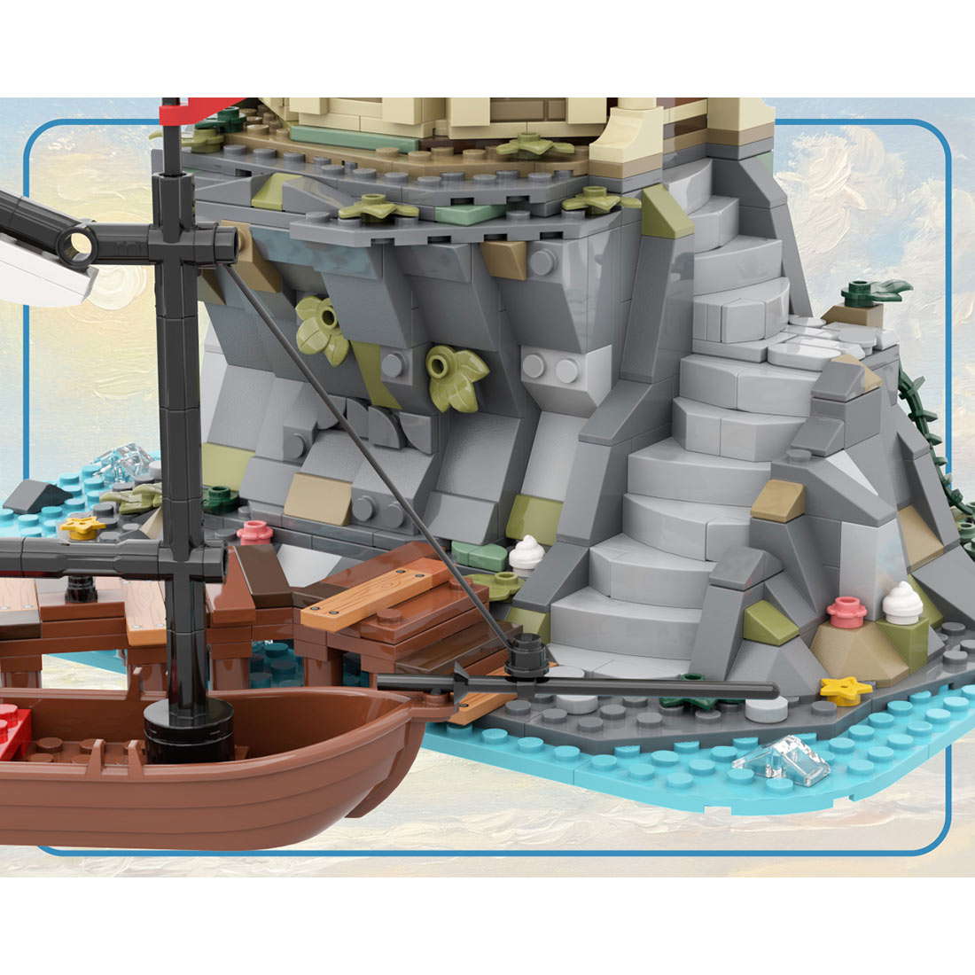 MOC-253560 Lighthouse Rock Building Blocks