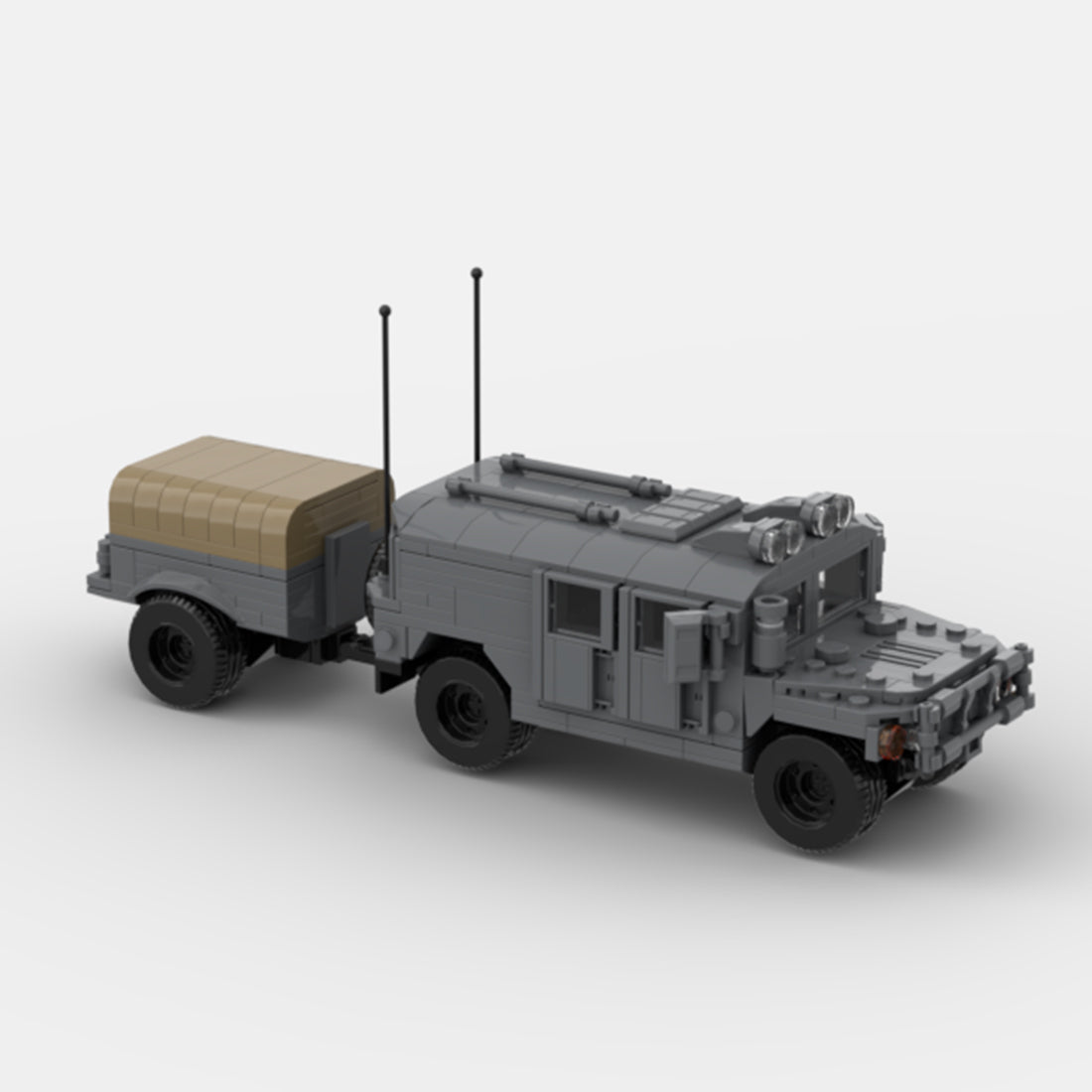 Urban HUMVEE 7 Modern Military Vehicle Building Blocks
