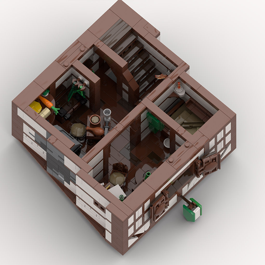 Medieval Taylorsgreen Village Tailoring Shop Building Blocks