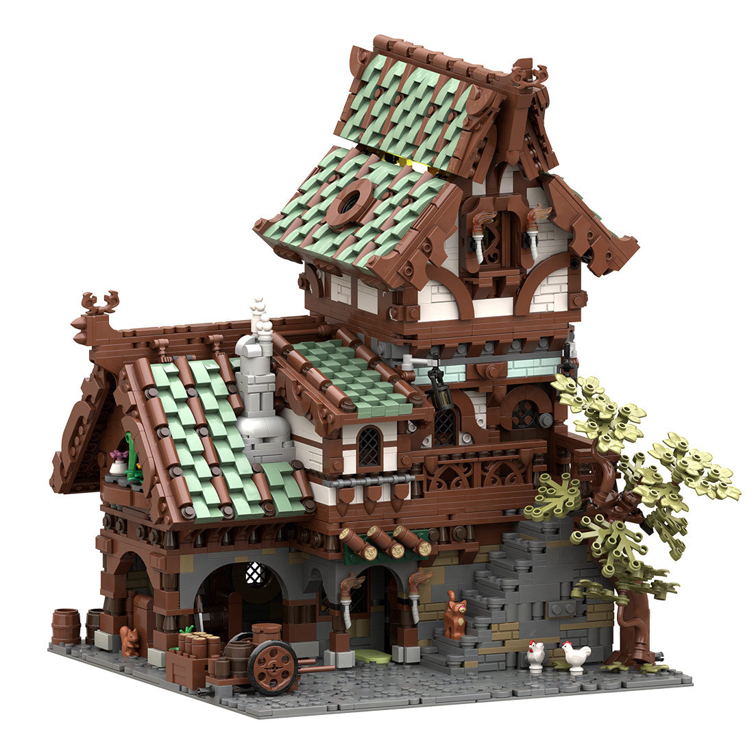 MOC-263858 The Craftsman's Woodwright Medieval Building Blocks