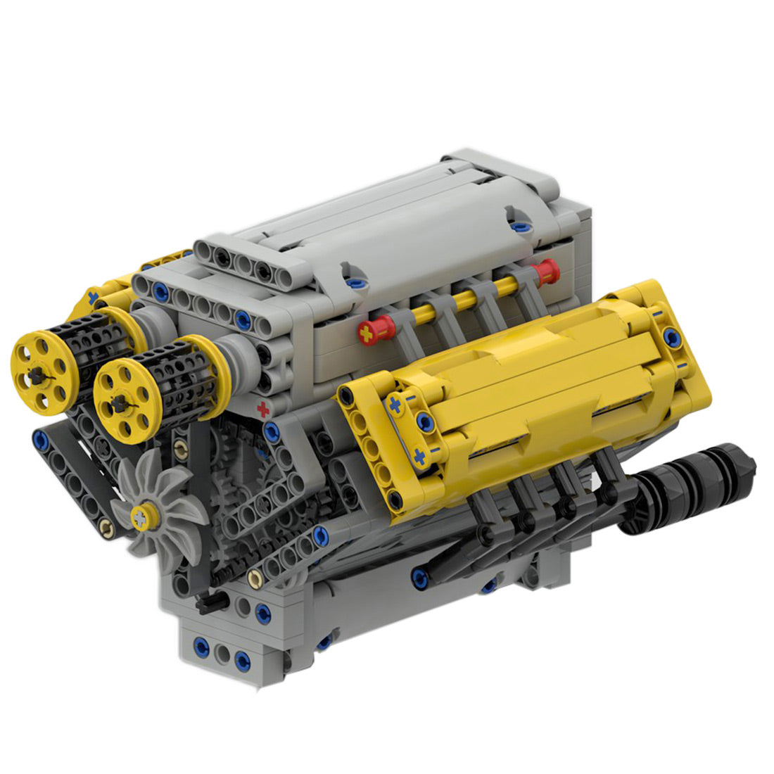 MOC-54607 Crossplane V8 with Natural Aspiration & Removable Covers