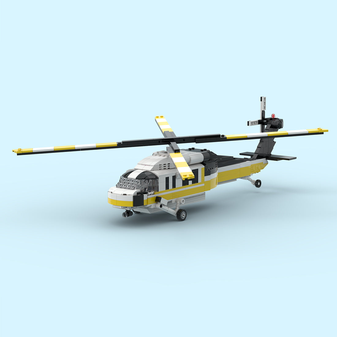 MOC-208046 S-70 Aerial Firefighting Helicopter Building Blocks
