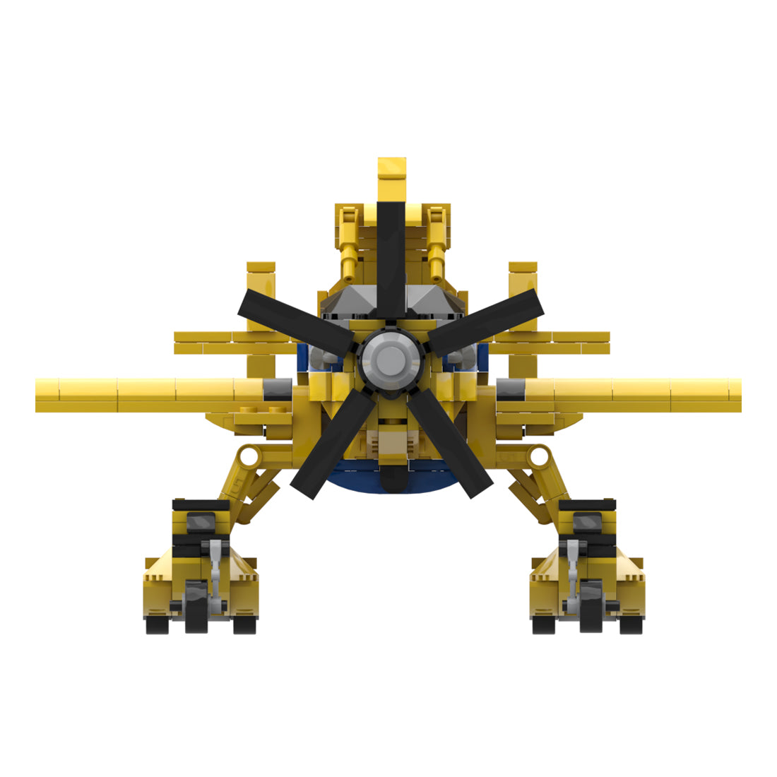 AT-802F Fire Boss ALFA 14 Amphibious Firefighting Plane Building Blocks