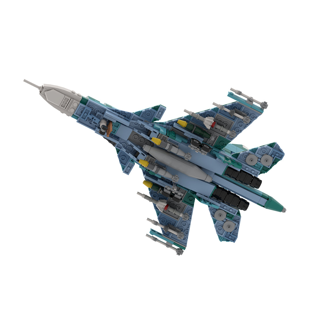 MOC-258274 Sukhoi Su-34 Fighter Bomber - 1:70 Scale Building Blocks