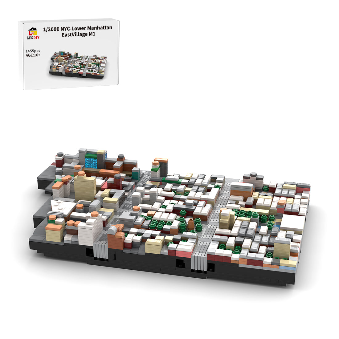 MOC-225884 1/2000 Scale Lower Manhattan - EastVillage Module 1 Building Blocks