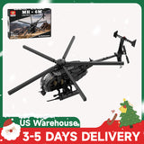 Mocsage MOC-88275 MH-6 Little Bird Helicopter (US Warehouse)