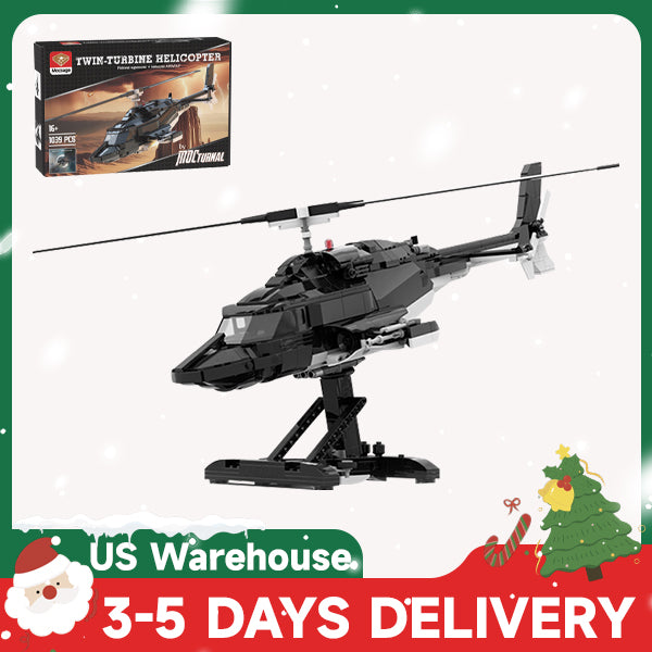 MOC-149250 AIRWOLF Bell 222 Building Blocks