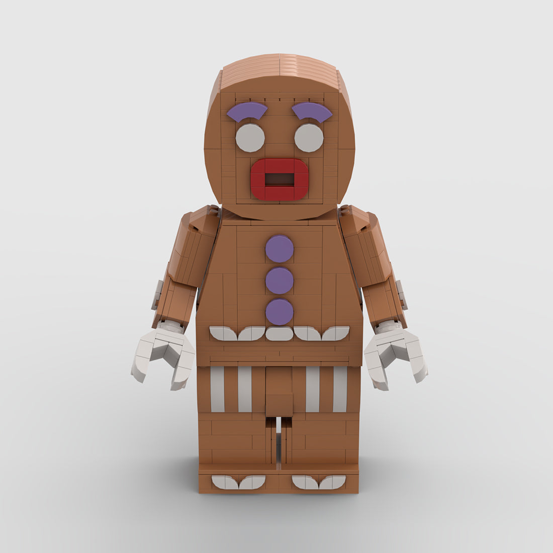 Christmas Gingerbread Man Building Blocks