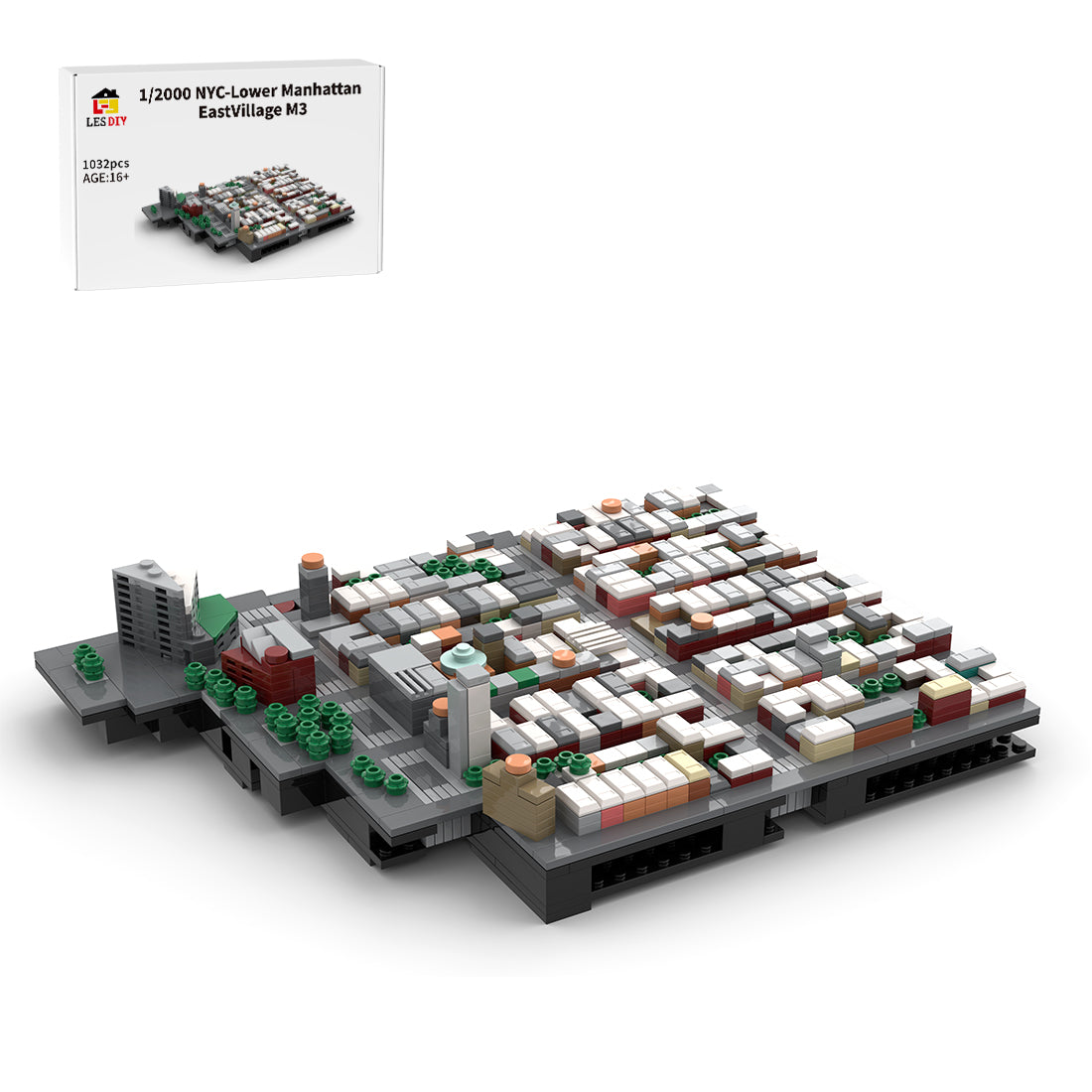 MOC-225884 1/2000 Scale Lower Manhattan - EastVillage Module 3 Building Blocks