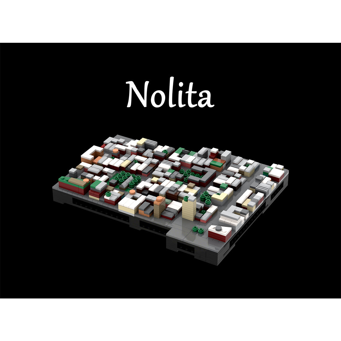 MOC-225884 1/2000 Scale Lower Manhattan - Nolita Building Blocks