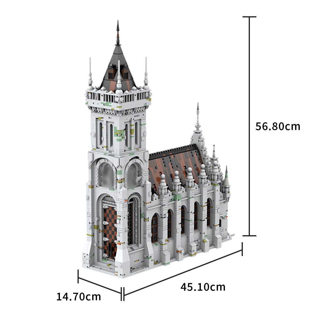 MOC-207213 Gothic Church Building Blocks