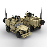 MOC Armored Vehicle M-ATV Military Building Block