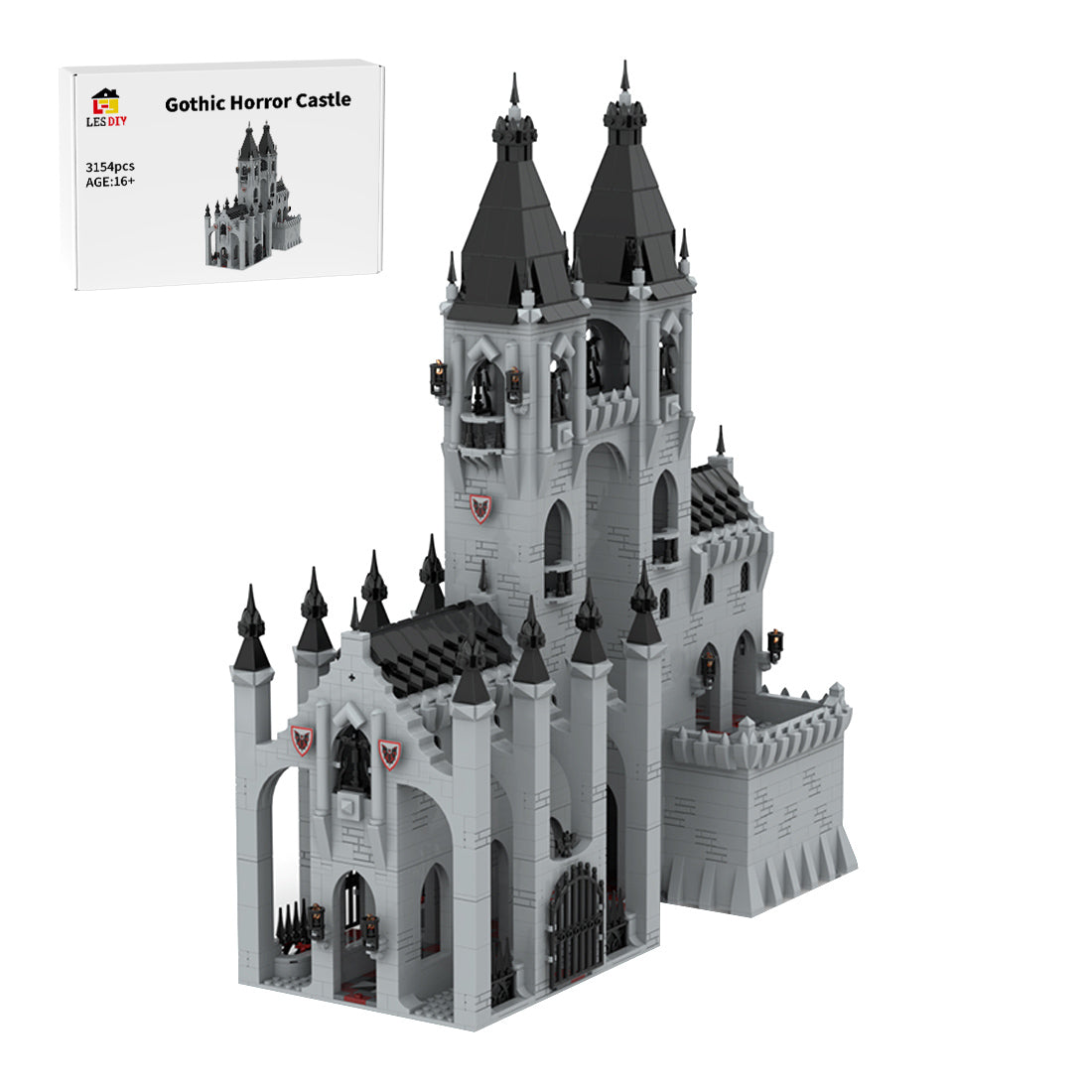 MOC-186929 Gothic Horror Castle Building Blocks