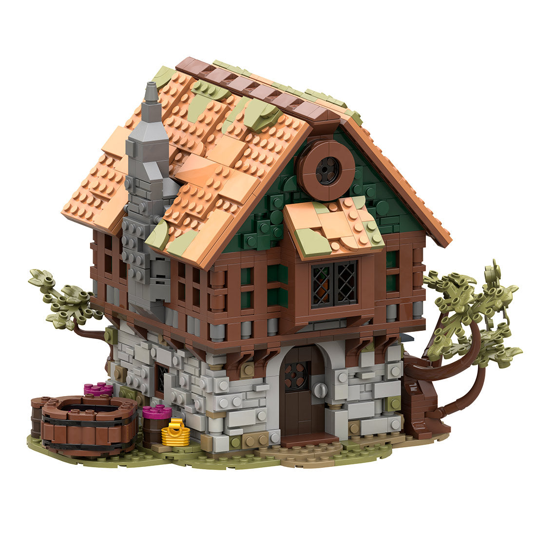 MOC-265016 WineHaven Medieval Wine House Building Blocks