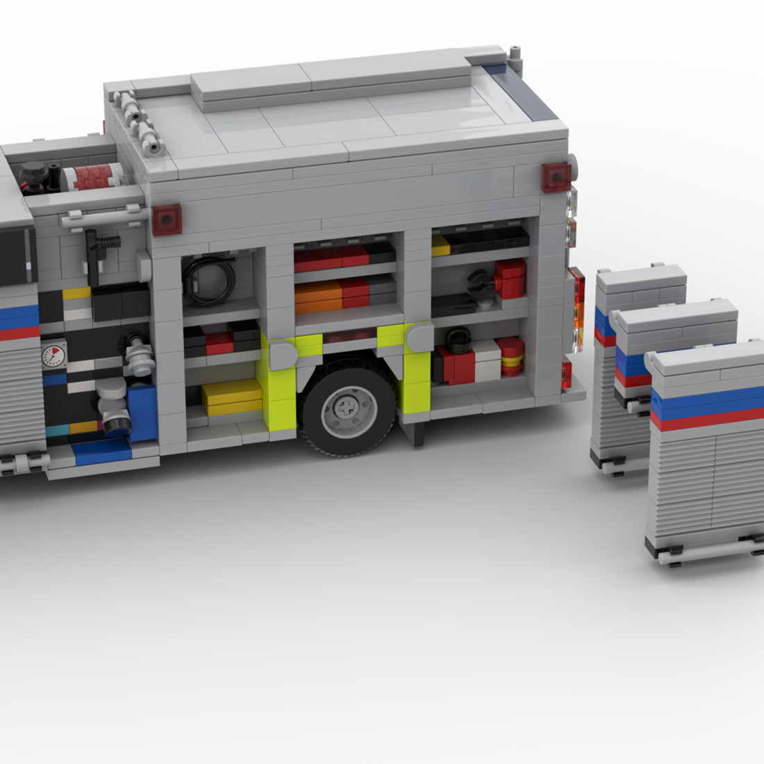 MOC-264164 HME 1871 CAL OES Fire Engine Building Blocks