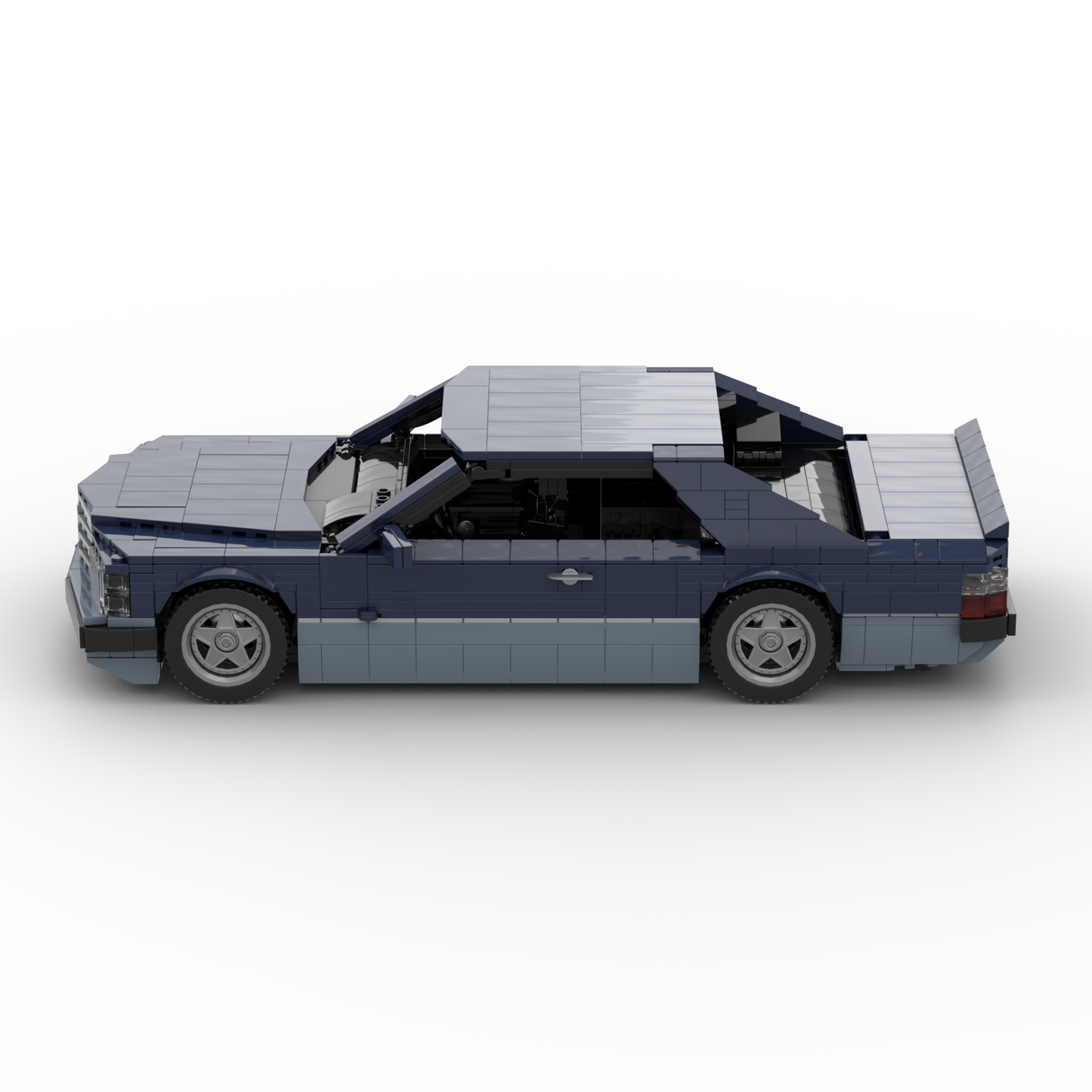1980s German Grand Touring Coupe Building Blocks (Gobricks)