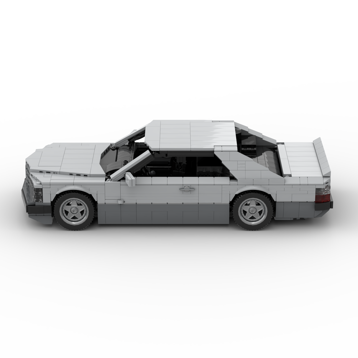 1980s German Grand Touring Coupe Building Blocks (Gobricks)