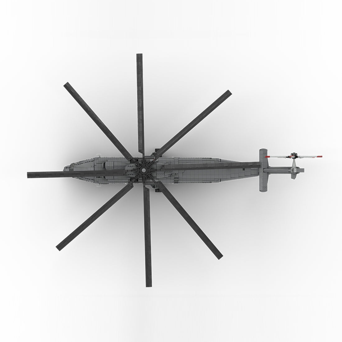 MOC-259238 Soviet Mi-26 Heavy Transport Helicopter - 1:35 Scale Building Blocks