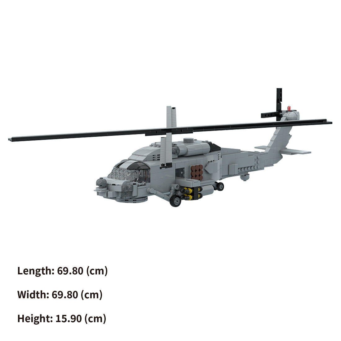 MOC-204867 MH-60R Navy Helicopter Building Blocks