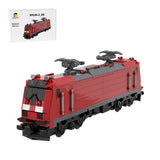 BR146-2 DB Red Regional Commuter Electric Locomotive Building Blocks