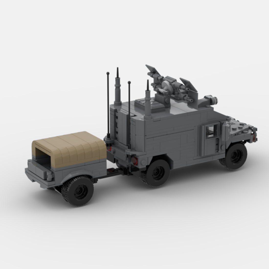 Urban HUMVEE 10 Modern Military Vehicle Building Blocks