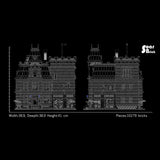 Gothic Castle Villa Victorian Mansion Building Blocks