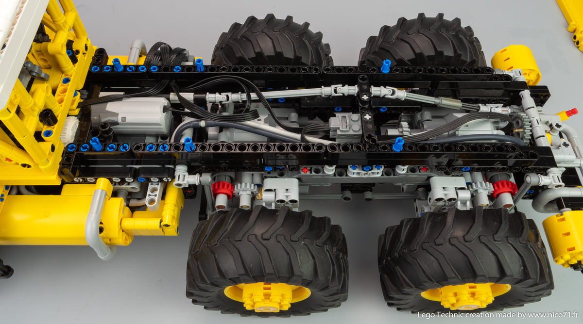 MOC-74555 Berliet T100 6x6 Heavy-Duty Transport Truck Building Blocks