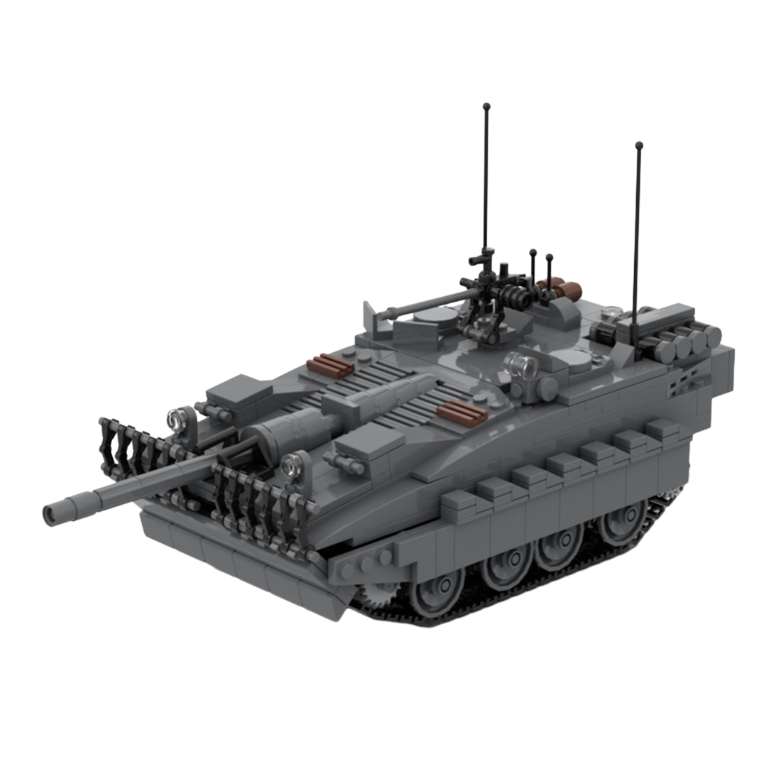 Military tank STRV-103B Building Bricks