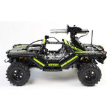 MOC-166891 + MOC-172968 Halo Warthog M12B RC Armored Off-Road Vehicle & Motorized Turret Building Blocks