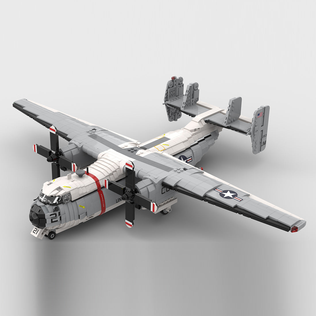 1/35 Scale US Military C-2 Transport Aircraft Building Blocks