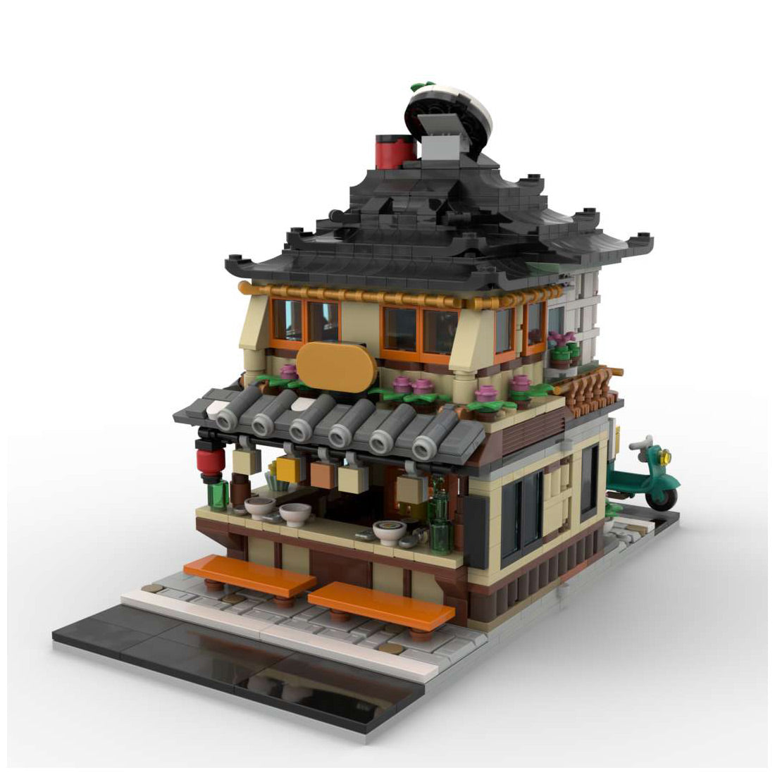MOC-224597 Japan Restaurant Building Blocks