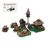 Medieval DIY Animals Ranch Building Blocks