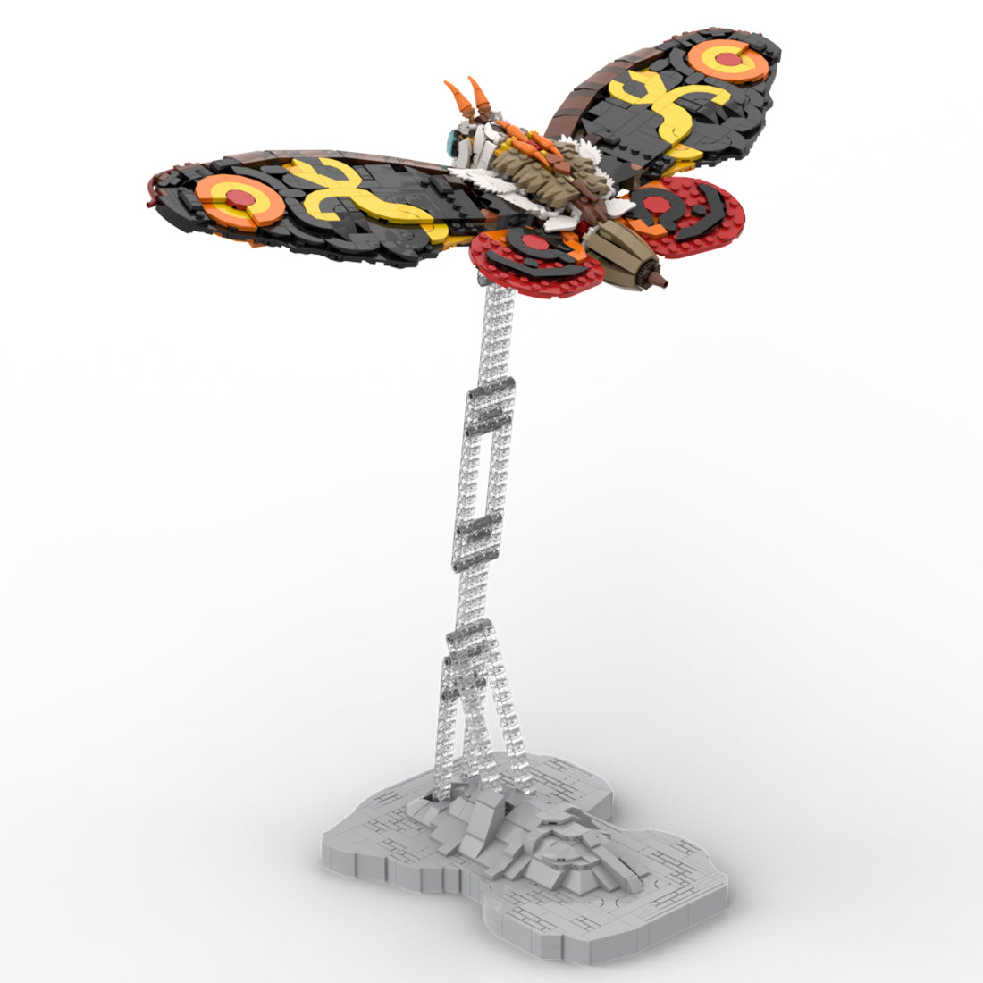 Gorgeous Moth Insect Building Blocks