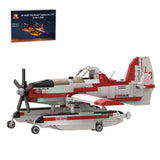 AT-802F Fire Boss Tanker 83/97 Amphibious Firefighting Plane Building Blocks