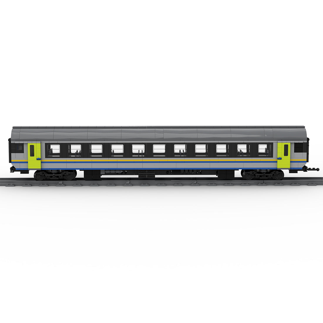 Italy MDVE Carriage DPR Train Building Blocks