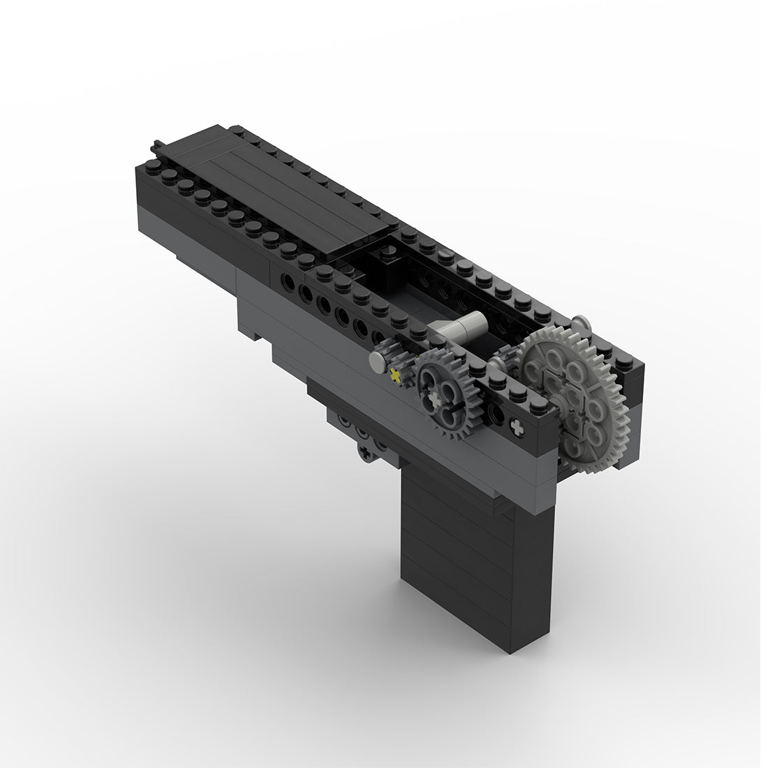 Automatic Rubber Band Shooter Building Blocks